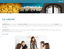 Tablet Screenshot of juridicialis.com